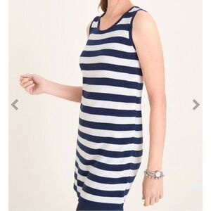 Chico's Zenergy Stripe Blocked Tunic